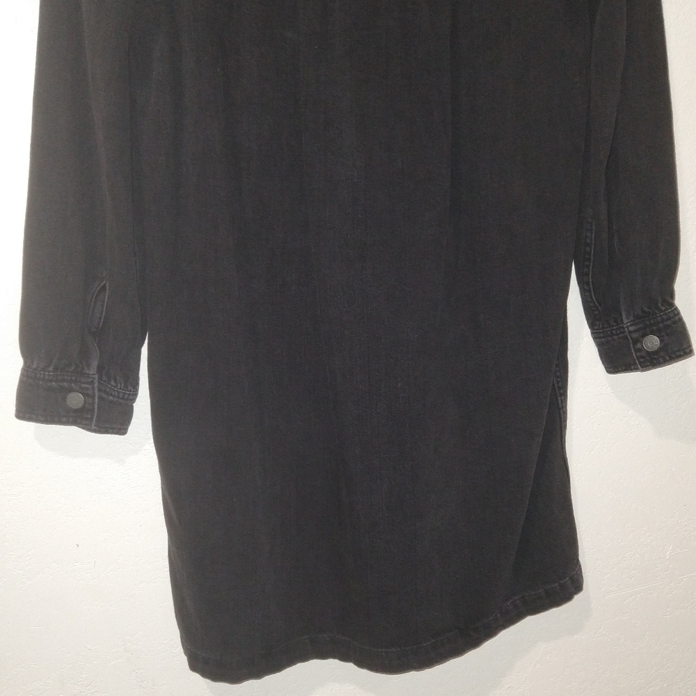 MADEWELL Denim Patch Pocket Popover Shirtdress - Picture 6 of 9